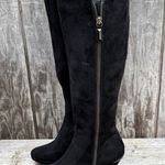 Liz Claiborne Like New Eldridge Black Suede Knee High Boots! Holiday Size 6 Photo 2