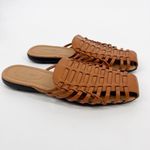Wendy Sandals Comfortview Shoe Mule Slides Huarache Tan 11 Photo 2