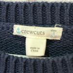 Crewcuts Dark Blue Cable Knit Sweater Small 6 Photo 1