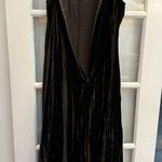 Gap Vintage Y2K Chocolate Brown Crushed Velvet Maxi Dress Gown Size 10 Medium M Photo 5