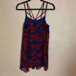Dee Elle  Blue and Red Nordstrom Swing Dress Photo 2