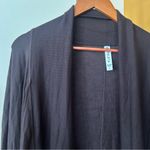 Athleta  Pranayama Restore Wrap Cardigan Sweater Shawl Brown NWT $89 Size L Photo 2