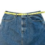 Eddie Bauer Vintage 90’s Y2K  Cotton Maxi Denim Western Skirt, Front Slit Photo 8