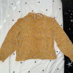 ZARA  Yellow Daisy Blouse Photo 2