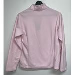 Lands' End Womens 1/4 Zip Fleece Pullover Sweatshirt Size S 6 8 Pale Pink Photo 2