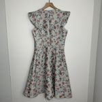 Gal Meets Glam Lola Midi Dress Floral Blue Pink Womens Size 6 Photo 2