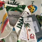 NWT ALEMAIS x Alan Berry Rhys Samaki Cropped Organic Cotton Shirt Women's Size 0 Photo 4