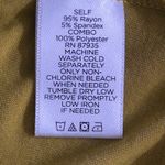 LOGO By Lori Goldstein LOGO Womens Cardigan Size 1X Open Front Pockets Fall Relaxed‎ Oversized Mustard Photo 5