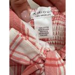 Kirious Los Angeles Top Size Small Plaid Crop Bow Detail Adjustable Straps Red Photo 6