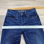American Eagle  Outfitters Vintage Hi-Rise Crop Button Fly Jeans Dark Blue 2 Photo 9