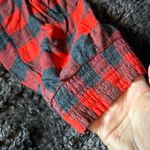 Aerie  Red and Black Plaid Pajama Pants Photo 1