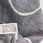 TREZO Wrap Shawl Circles Lagenlook Gray White Artsy Art Funky Cotton Blend Light Photo 10