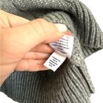 Elizabeth and James  Gray Cable Knit Turtleneck Sweater Size Large Photo 5