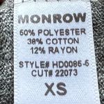 Monrow Gray and Black Polka Stars Tank Shirred Midi Dress Size XS NWOT Photo 3