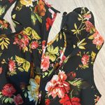 Women’s Small Floral Romper | Anthropologie Ambiance | Stylish & Fun Black Photo 6