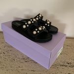 Madden Girl Baby-P Pearl Studded Footbed Sandals Photo 5