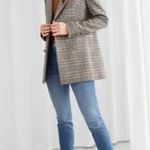 & Other Stories 💕& OTHER STORIES💕 Oversized Structured Plaid Blazer ~ US 8 Photo 2