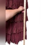 Rachel Parcell  Red Grape Tiered Maxi Skirt,size XS Photo 6