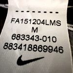 Nike  Dri-Fit Legendary Tights Ribbed Training Mid Rise Colorblock Black Gray M Photo 4