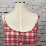 Current/Elliott Workwear Plaid Linen Peplum Top Photo 3