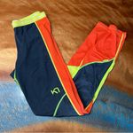 Kari Traa Svala Wool blend pants Orange Black yellow baselayer Leggings small Photo 1