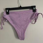 SheIn light purple high waisted string bikini bottoms Photo 1