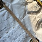 carole little LINEN BLOUSE WITH BLACK DETAIL SZ: M Photo 4