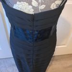 Anne Klein  Black Tiered Spaghetti Strap Dress 8 HOCO LBD Photo 4