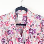 MISA Los Angeles MISA Pamela Lilac Floral 3/4 Sleeves Smocked Waist Tiered Maxi Dress Small Photo 10