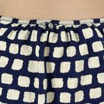 Banana Republic  True Wrap Dress 3/4 Sleeve V-Neck Stretch Blue Cream Size S Smal Photo 4