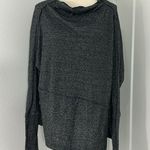 We The Free Free People  XS Gray Cowl Boat Neck Long Sleeve Sweater Photo 0