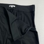 Johnny Was JW Los Angeles Black Cotton Dress Pants Slight Flare Trousers Size 6 Photo 3
