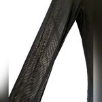 Uno Core Black Transparent Fabric Blouse and Stones. Size 2 Photo 3