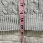 Brandy Melville John galt pastel lilac silver cable knit sweater vest 100% cotton one size S M Photo 11