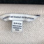American Eagle AEO offwhite & gold shimmer sweatshirt Small Photo 3