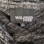 Aritzia Wilfred Marled Vneck Sweater Dress Black Size M Photo 2