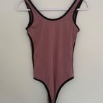 Pink & Black Bodysuit Tank Top Size M Photo 0