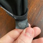 Diane Von Furstenberg  Square Neck 3/4‎ Sleeve Dress in Black Size 10 Photo 3