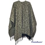 Woolrich  Woman’s Thick Polyester Viscose Blend Poncho One Size Photo 3