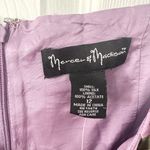 Mercer & Madison Vintage Purple Silk Jacquard Hand Painted Body Con Sheath Dress Size 12 Photo 5