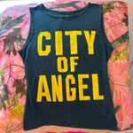 Aviva y2k vintage 2000s " city of angel " los angeles letter print sleeveless tank top Photo 3