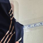 Ralph Lauren NWOT Lauren Women’s Faux Wrap Jumpsuit Rope Belt Navy Stripe Large Photo 10