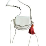 Rebecca Minkoff  White Leather Crossbody Tassle Bag Photo 1