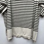 Max Studio Striped Sweater Top Womens 3X Casual Workwear Neutral Modest Stretch Black Photo 3