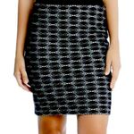 Karen Kane  Womens Size Small Diamond Jacquard knit skirt Mix and Minglei NWT Photo 0