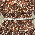 Gianni Bini Orange Patterned Bohemian Romper Photo 7