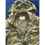 J.Crew Women's Utility Jacket Green Camo Camouflage Button Zip Pocket Sz Small Photo 3