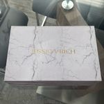 Jessica Rich Fancy Stiletto Clear Vinyl Pumps, Gold Size 39 New in Box + DustBag Photo 10