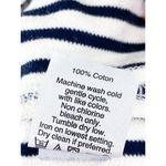 Madewell Dockside T-shirt Short Sleeve Striped Boxy Dress Navy Blue XS Nautical Photo 6