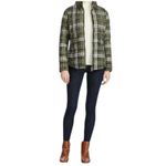 Ralph Lauren Lauren  Green Plaid Puffer Quilted Jacket Loden Check size medium Photo 3